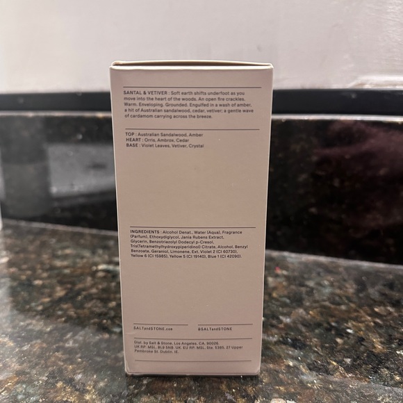 Salt & Stone Santal & Vétiver Body Mist - 3.4oz NIB - Picture 5 of 6